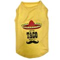 Fab Dog Let's Taco Bout It Dog T-Shirt, 12-in