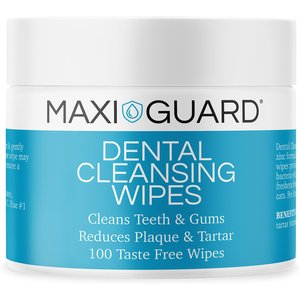 MAXI/GUARD Pet Dental Wipes, 100 count