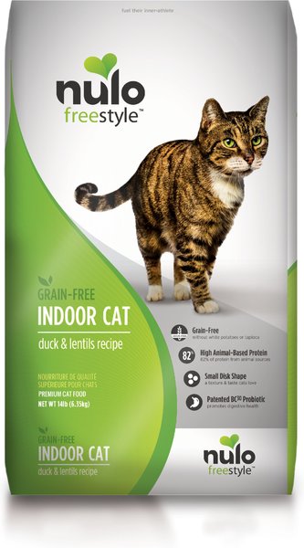 Nulo Freestyle Duck & Lentils Recipe Grain-Free Indoor Dry Cat Food, 14-lb bag slide 1 of 3