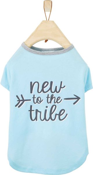 Wagatude New to the Tribe Dog T-Shirt, Blue, XXX-Large slide 1 of 6