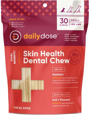 dailydose Skin Health Dental Chews for Small Dogs, Under 22 lbs, slide 1 of 1