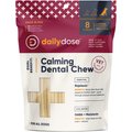 dailydose Calming Dental Chews for Large Dogs, Over 66 lbs, 8 count