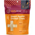 dailydose Chicken Flavor Dental & Heart Health Large Breed Dog Treats, 8 count