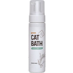 Whisker Litter-Robot Bamboo Mint Cat Bath Foam Wash Spray, 8-oz bottle