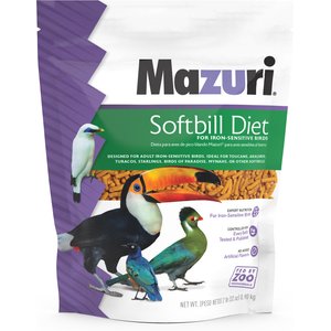 Mazuri Softbill Low Iron Bird Food