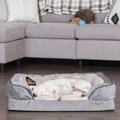 Perfect Comfort Velvet Waves Full Support Orthopedic Sofa Dog & Cat Bed