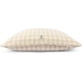 Harry Barker Buffalo Check Envelope Pillow Dog Bed w/Removable Cover, Tan, Medium 