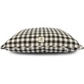 Harry Barker Buffalo Check Envelope Pillow Dog Bed w/Removable Cover, Black, Large 