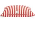 Harry Barker Vintage Stripe Envelope Pillow Dog Bed w/Removable Cover, Red, Large 