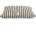 Harry Barker Vintage Stripe Envelope Pillow Dog Bed w/Removable Cover, Black, Large 