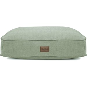 Harry Barker Tweed Rectangle Pillow Dog Bed w/Removable Cover, Grey, Medium 