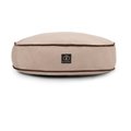 Harry Barker Solid Round Pillow Dog Bed w/Removable Cover, Tan, Small