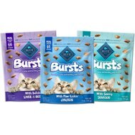 Blue Buffalo Bursts Variety Pack Crunchy Cat Treats, 5-oz bag, 3 count