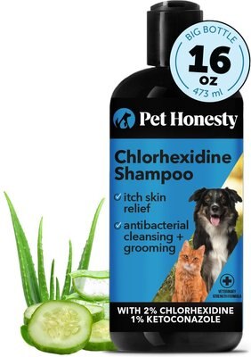 PetHonesty Chlorhexidine Antibacterial Cleansing & Odor Remover Dog Shampoo, 16-oz bottle, slide 1 of 1