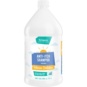 Frisco Anti-Itch Dog Shampoo with Aloe, Unscented, 1-Gal bottle
