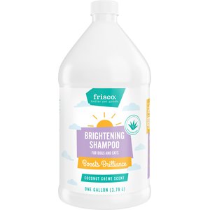 Frisco Brightening Cat & Dog Shampoo with Aloe, 1-Gal bottle