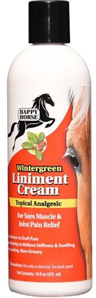 Happy Horse Wintergreen Horse Liniment Cream, 16-oz bottle slide 1 of 1