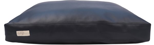 B&G Martin Faux Leather Poly Fill Cushion Insert Dog & Cat Bed, Black, Small slide 1 of 4
