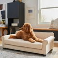 Frisco Sofa Pet Bed with Removable Cover, Large, Beige