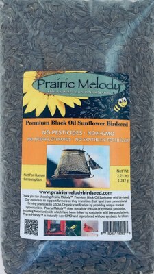 Prairie Melody Pesticide Free Premium Black Oil Sunflower Bird Food, slide 1 of 1