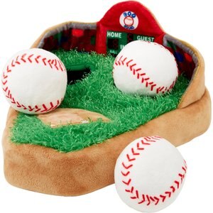 Frisco Baseball Stadium Hide & Seek Puzzle Plush Squeaky Dog Toy