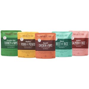 Portland Pet Food Company Homestyle Variety Pack Wet Dog Food Topper, 9-oz pouch, case of 5