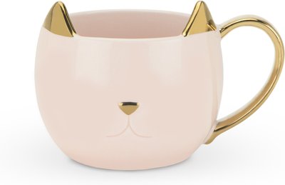 Pinky Up Chloe Ceramic Cat Mug, 12-oz, slide 1 of 1