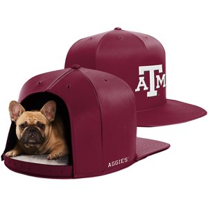 Nap Cap NCAA Dog & Cat Bed, Texas A&M University, Medium
