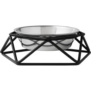 Frisco Elevated Stainless Steel Dog & Cat Bowl with Metal Stand, 0.75 Cup