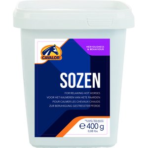 Cavalor Sozen Calming Powder Horse Supplement, 400-gram tub