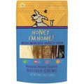 Honey I'm Home! Mega Muncher Variety Pack Natural Honey Coated Buffalo Chews Grain-Free Dog Treats, 5 count