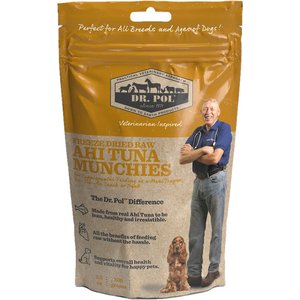 Dr. Pol Raw Ahi Tuna Munchies Grain-Free Freeze-Dried Dog Treats, 3.5-oz. bag