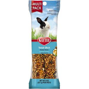 Kaytee Forti-Diet Pro Health Honey Rabbit Treat Sticks, 8-oz bag, bundle of 3