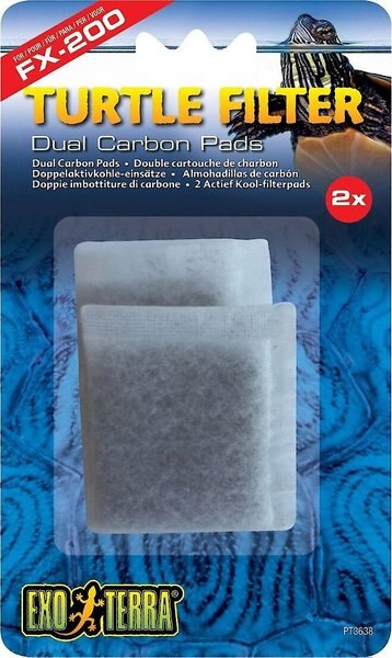 Exo Terra FX-200 Dual Carbon Pads Turtle Filter, 2 count slide 1 of 2