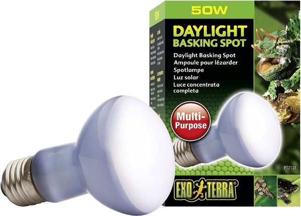 Exo Terra Daylight Basking Reptile Spot Lamp, 50-w bulb slide 1 of 3