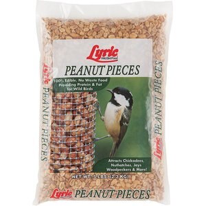 Lyric Peanut Pieces Wild Bird Food, 5-lb bag, bundle of 5