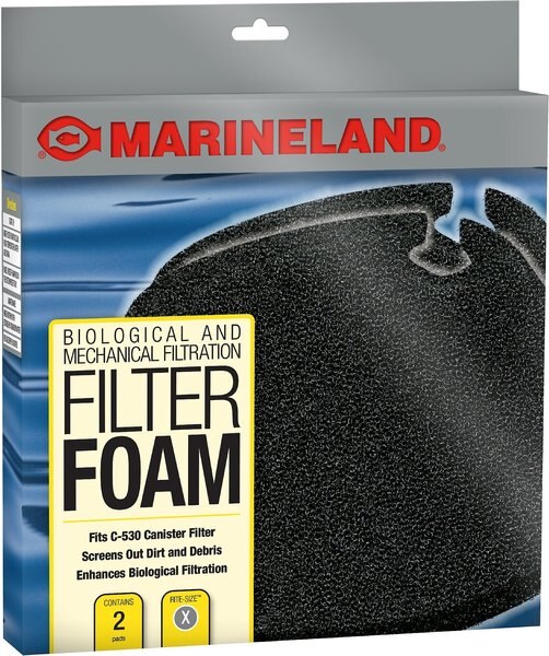 Marineland C-530 Canister Foam Filter Media, 6 count slide 1 of 6