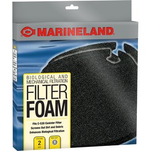 Marineland C-530 Canister Foam Filter Media, 6 count