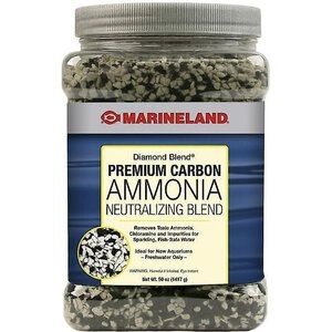 Marineland Diamond Blend Carbon Ammonia Neutralizing Carbon Filter Media, 50-oz jar, bundle of 2