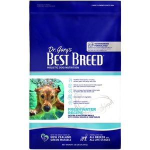 Dr. Gary's Best Breed Freshwater Recipe Catfish & Whitefish Meals Dry Dog Food, 26-lb bag