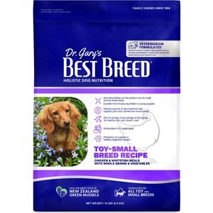 Dr. Gary's Best Breed Chicken & Whitefish Meals Toy-Small Breed Recipe Dry Dog Food, 13-lb bag