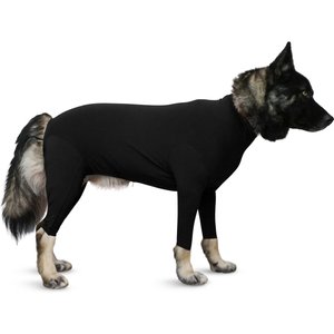 Shed Defender Sport Shedding Bodysuit for Dogs, Black, Large