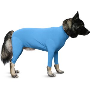 Shed Defender Sport Shedding Bodysuit for Dogs, Columbia Blue, Large