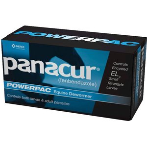 Panacur Powerpac Equine Paste 10% Horse Dewormer, 5 count, bundle of 2