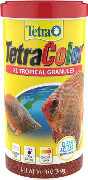 Tetra Color Tropical Granules Fish Food, 10.58-oz jar, bundle of 2 slide 1 of 6