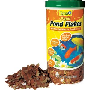 Tetra Pond Flakes Small Fish Food, 6.35-oz jar, bundle of 2