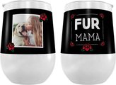 Frisco "Fur Mama" Wine Personalized Tumbler, 12-oz
