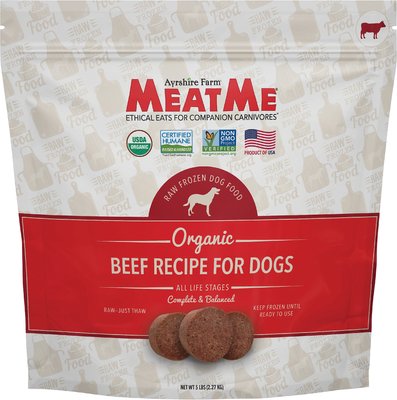 MeatMe Organic Beef Recipe Frozen Dog Food, slide 1 of 1
