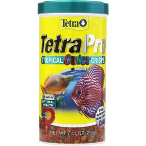 Tetra TetraPro Tropical Fish Color Crisps Fish Food, 7.41-oz, bundle of 2