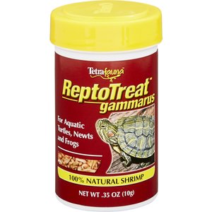 Tetrafauna ReptoTreat Gammarus Turtle, Newt & Frog Treats, 0.35-oz jar, bundle of 5